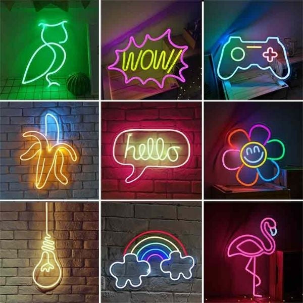 Create a Custom Neon Sign as a unique gift idea for your boyfriend.