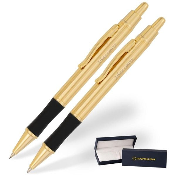 Customized Luxury Pen Set - Sophisticated and personalized pen set, an elegant gift for a mom with a penchant for writing and style.