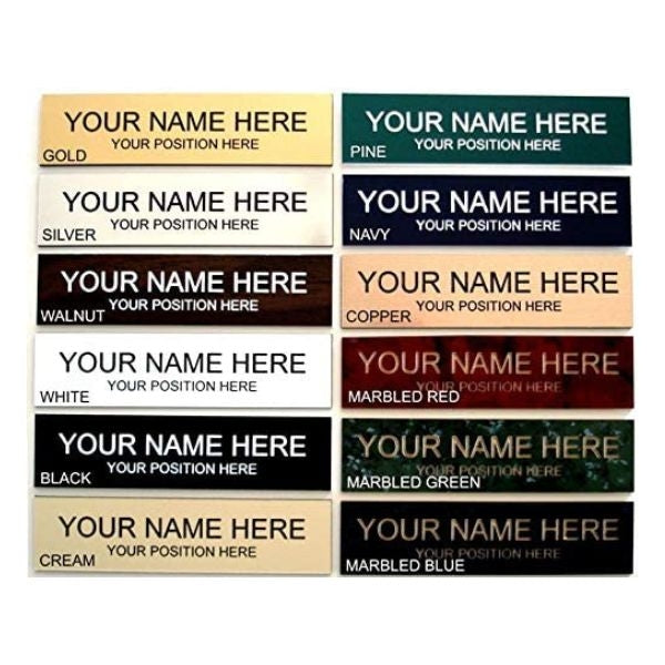 Customized Nameplate for Desk is a professional gift for teachers' workspace.