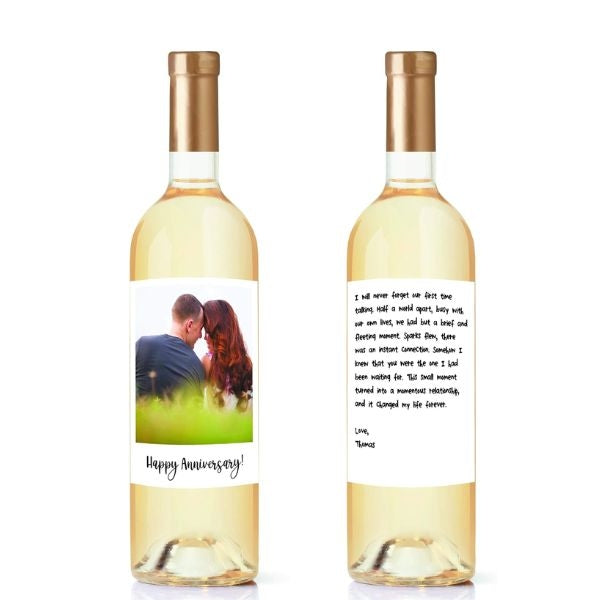 Customized Wine Bottles, a classic choice in Personalized and Sentimental Gifts for celebrations.