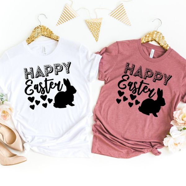 Cute Easter Bunny T-Shirt is a charming and joyful addition to Easter gifts.