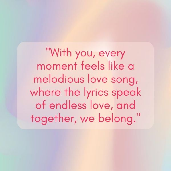 Romantic love quote on a pastel background with a dreamy overlay.