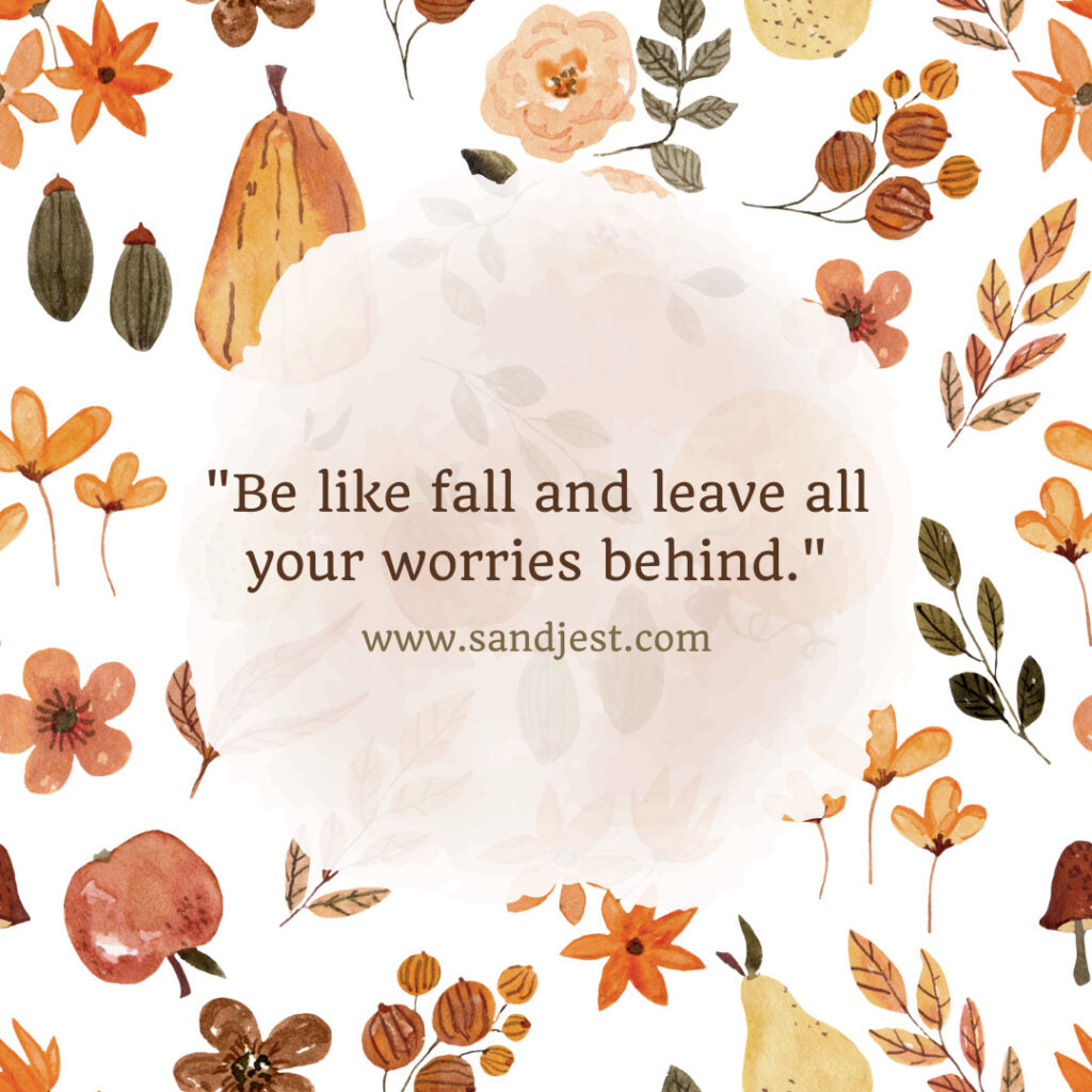 Magical cute saying for fall season to get your mood.