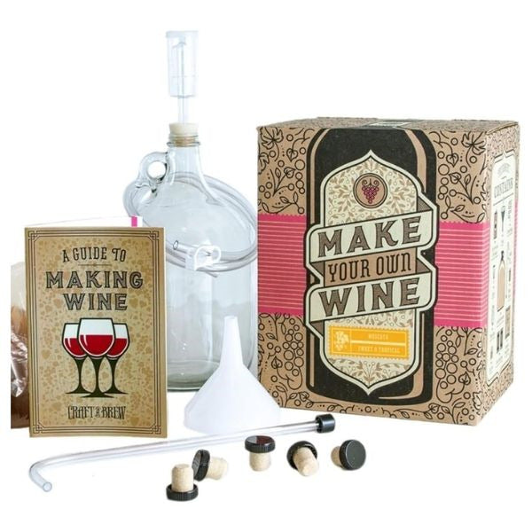 DIY brewing kit for beer or wine, a creative gift for dad, nurturing his brewing aspirations.