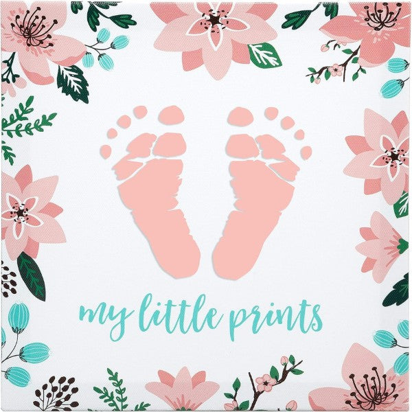DIY footprint art, a heartwarming choice for your DIY gifts for mom endeavor.