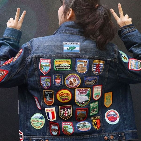 DIY Jacket with Patches as a personalized fashion statement for your boyfriend.