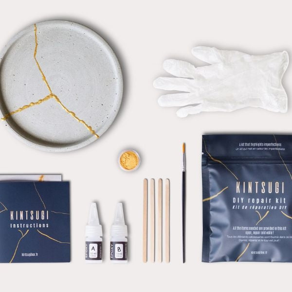 Traditional DIY Kintsugi Repair Kit, a thoughtful and artistic diy gift for girlfriend
