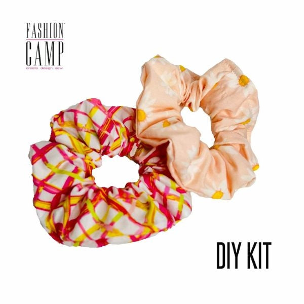 Colorful DIY Scrunchie Kit, perfect for crafting unique hair accessories as a diy gift for girlfriend.