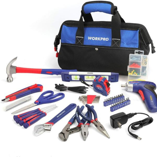 A complete DIY toolset, the ultimate gift for a handy dad from his son