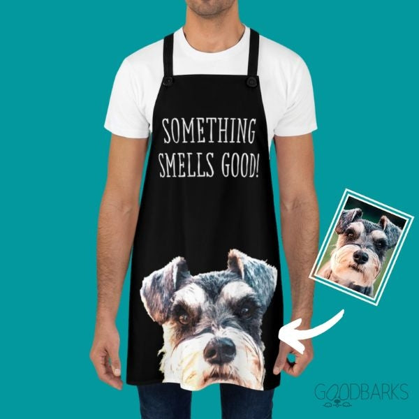 A delightful picture of a Dad Dog Apron while sharing unforgettable moments with their canine pals