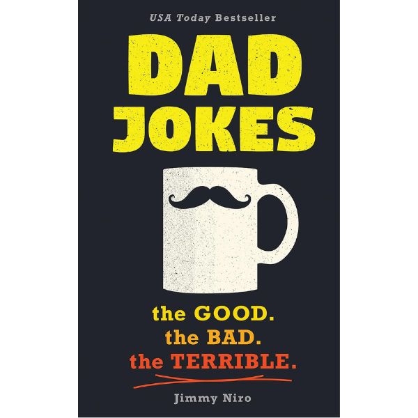 Dad Jokes Book, a humorous and light-hearted father's day gift for fun-loving brothers