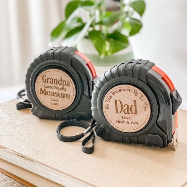 Measure up to perfection with Dad's Measuring Tape, a practical and handy Father's Day gift for the dad who loves DIY projects and precision.