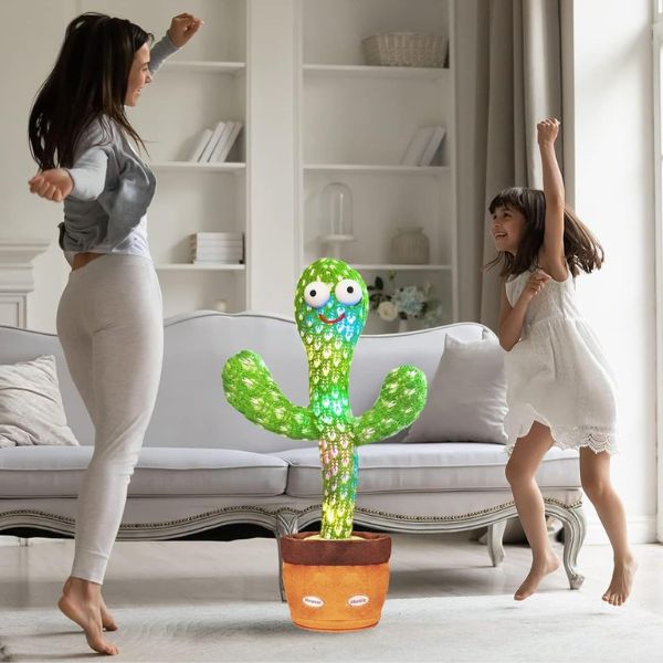 Watch your baby groove with joy alongside the whimsical Dancing Cactus Toy, a delightful playtime companion.