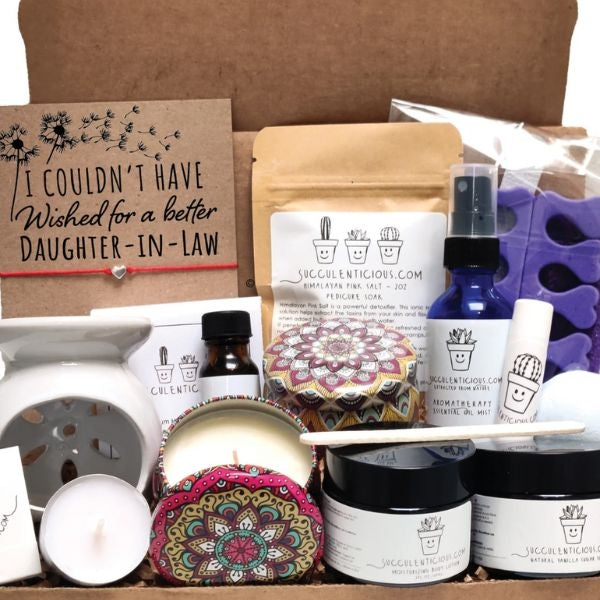 Daughter-in-Law Spa Gift Box, a pampering haven in a box, invites your daughter-in-law to indulge in relaxation and self-care.