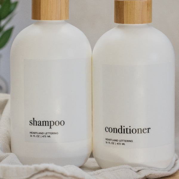 An exquisite set of detox shampoo and leave-in conditioner for hair care for new moms