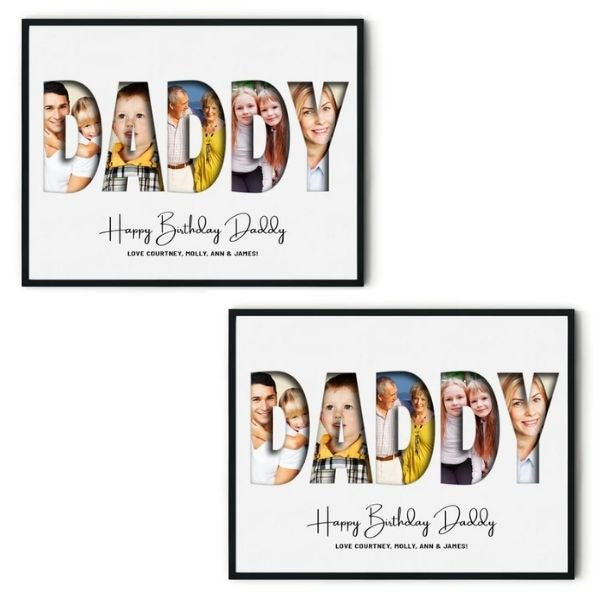 Digital photo frame loaded with family memories, a cherished gift for dad, preserving special moments.