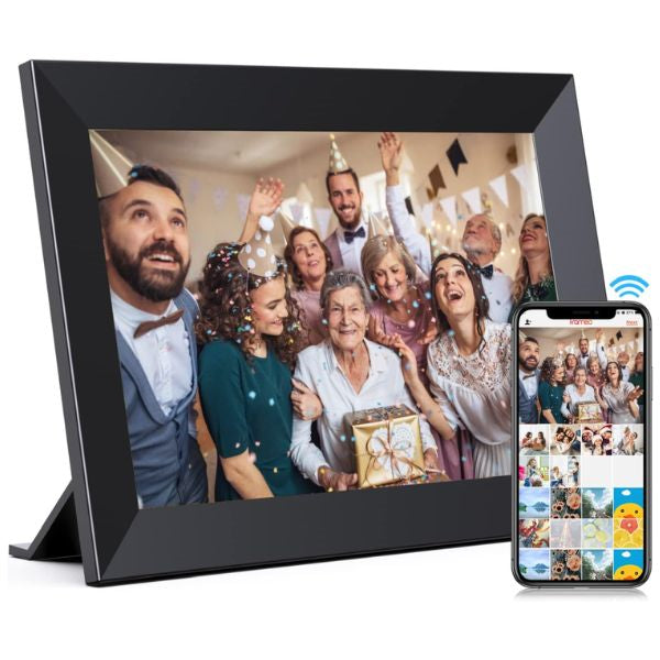 Digital Photo Frames, a sentimental and personalized Valentines gift for coworkers, showcasing cherished memories on their desks.
