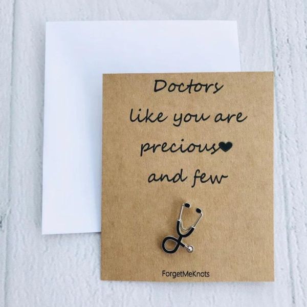 Doctors Like You Are Precious and Few Enamel Pin Badge, a stylish accessory and heartfelt expression for the doctor in your life.
