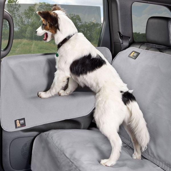 A rugged and stylish Dog Car Door Protector, ideal for gifts for dog dads, ensuring a clean and hassle-free ride with your furry friend