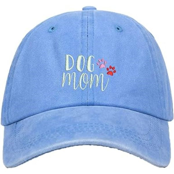 A trendy dog mom hat, the ultimate headwear for proud and stylish dog moms.