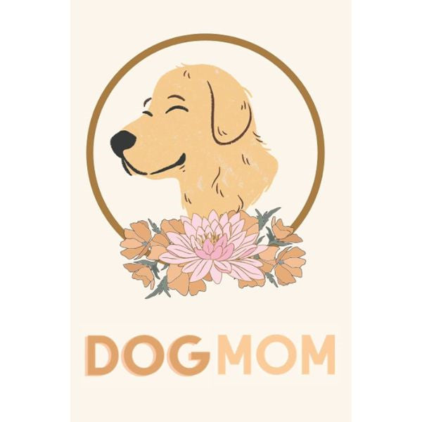 A dog mom's journal with a charming cover, the ideal keepsake for dog lovers, making it an excellent choice for dog mom gifts.