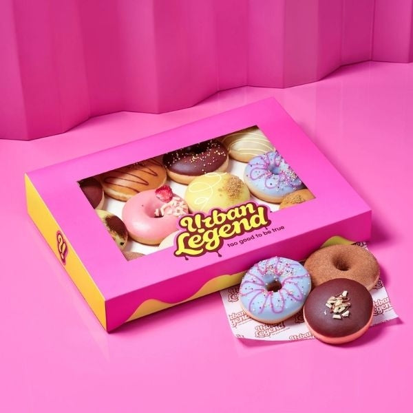 Delight his taste buds with this Donuts Crate, a sweet and charming Valentine's Day gift for husbands
