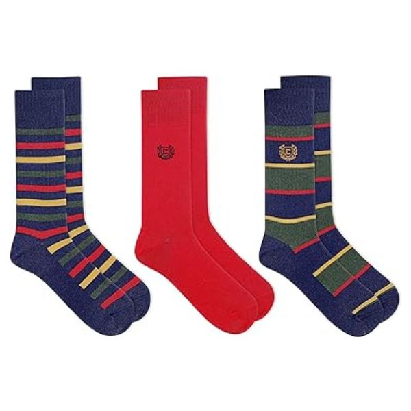Dress Socks Set, a dapper and practical cotton anniversary gift for a touch of sophistication.