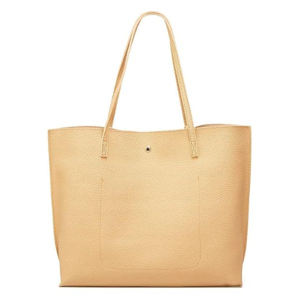 Dreubea faux leather tote, a chic and practical birthday gift for daughters.