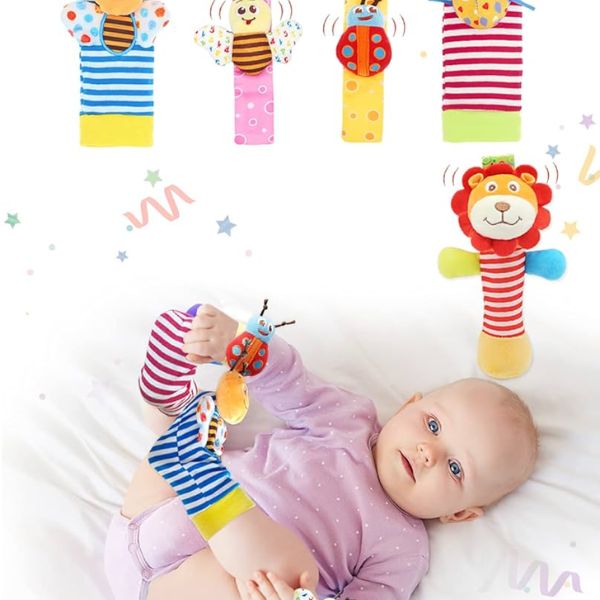Easter Wrist Rattles, the perfect accessories for little wrists, add a jingle of joy to your baby's first Easter experiences.