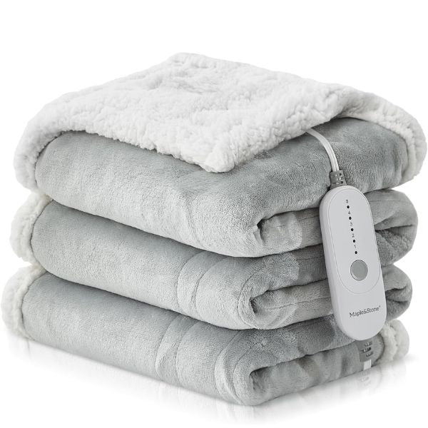 Electric Heated Throw Blanket is a warm and cozy gift for sister in law's relaxation.