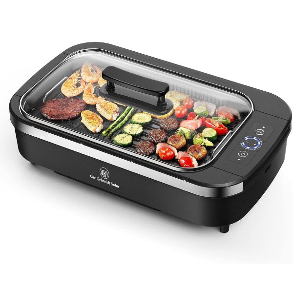 Electric Smokeless Indoor Grill, perfect for indoor barbecues, a great anniversary gift for boyfriends.