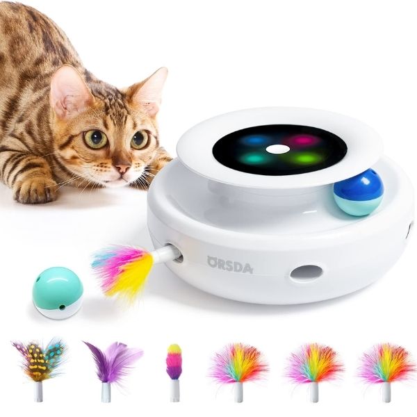 Lights, sounds, and endless fun – our electronic cat toys have it all!