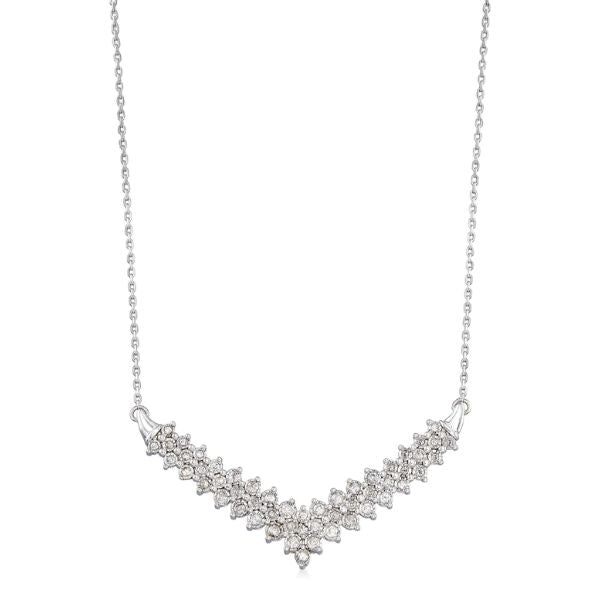 Elegant Diamond Necklace, a stunning 45th anniversary gift to adorn the one you cherish.