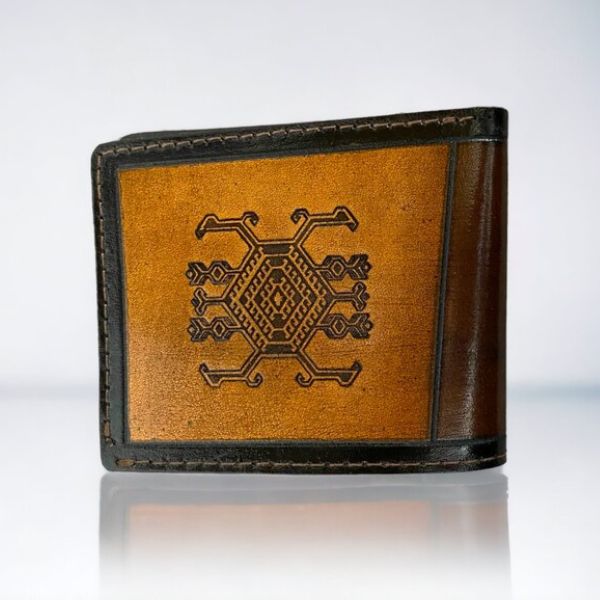 Embroidered Leather Gift Card Holder, a stylish and personalized DIY gift for friends.
