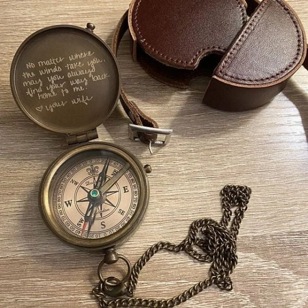 Engraved Compass christmas gifts for hunters