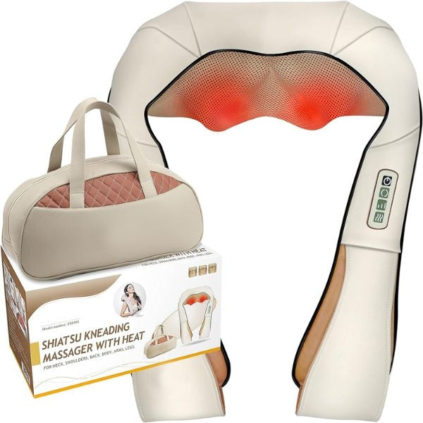 FIVE S deep tissue neck and back massager with heat for a relaxing last minute Valentine's Day gift.