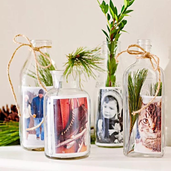 Family photo vases, a personal and decorative photo gift for any mom