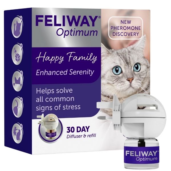 Harness the power of pheromones to keep your cat relaxed and happy with our Feliway diffuser