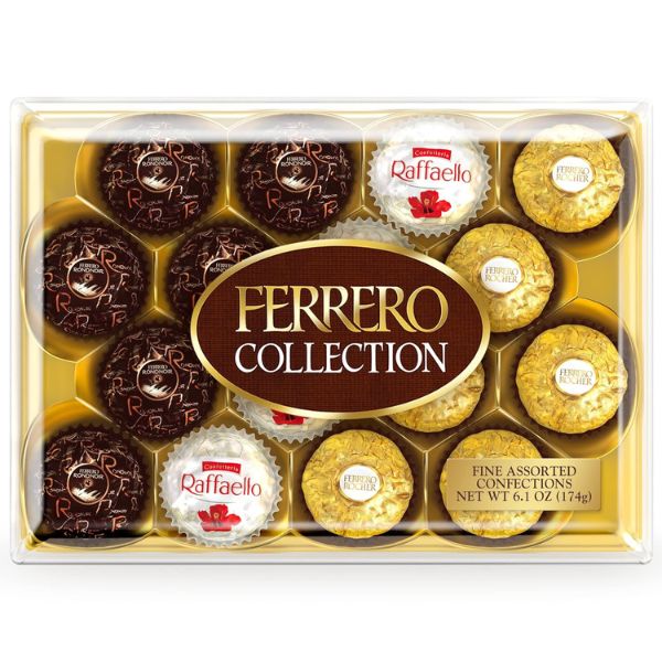 Ferrero Rocher Premium Gourmet Assorted Hazelnut Milk Chocolate, a luxurious treat to celebrate the sweet moments of International Women's Day.