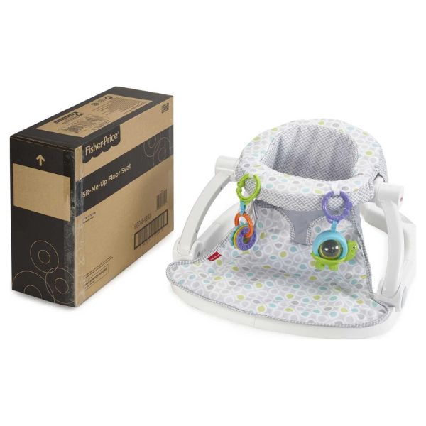 Fisher-Price Sit-Me-Up Floor Seat as a Comfortable Spot for Baby Day Fun.
