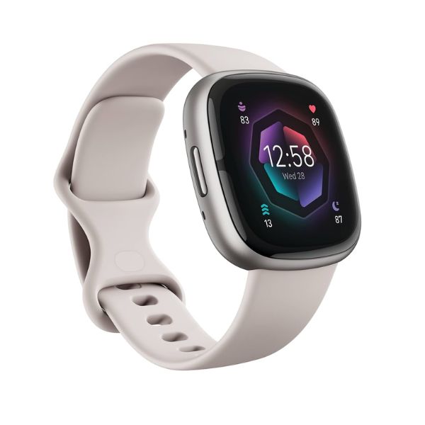 A FitBit fitness tracker, among unique gifts for a stay at home mom, encourages an active lifestyle.