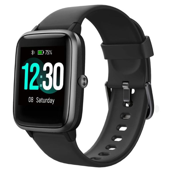 Fitness Tracker with Heart Rate Monitor tracking your heart rate during outdoor activities.