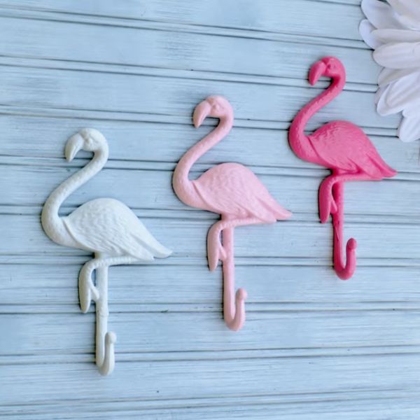 Decorative and functional the Flamingo Wall Hook is an ideal gift choice.