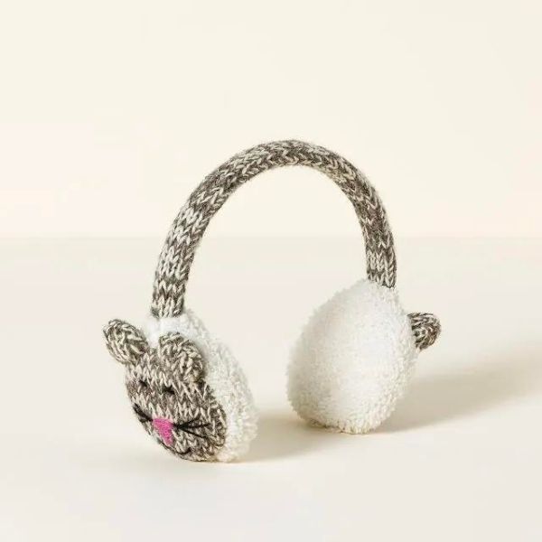 Fluffy cat ear-meows, adorable and fun gifts under $50 for cat-loving her.