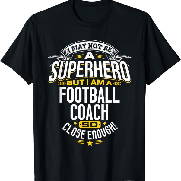 T-shirt designed for a football coach, combining comfort with team spirit