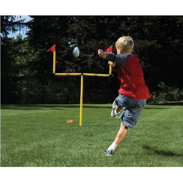 Miniature football goal post set, a fun football gift for active boys.