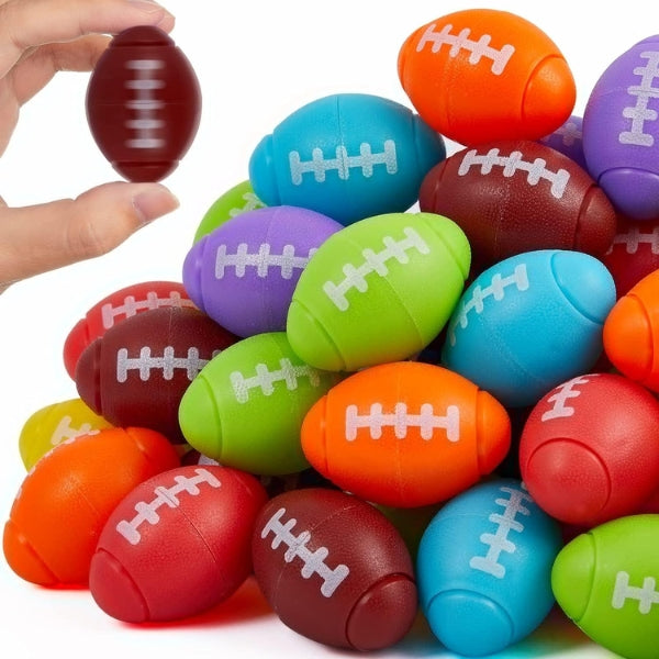 Colorful football party favors for kids, perfect football gifts for boys.