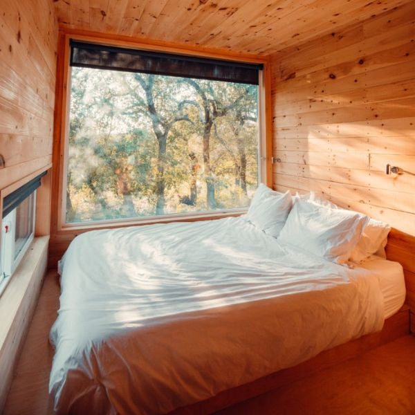 Reconnect with nature by booking a Getaway Cabin for Nature Moms on Mother's Day.