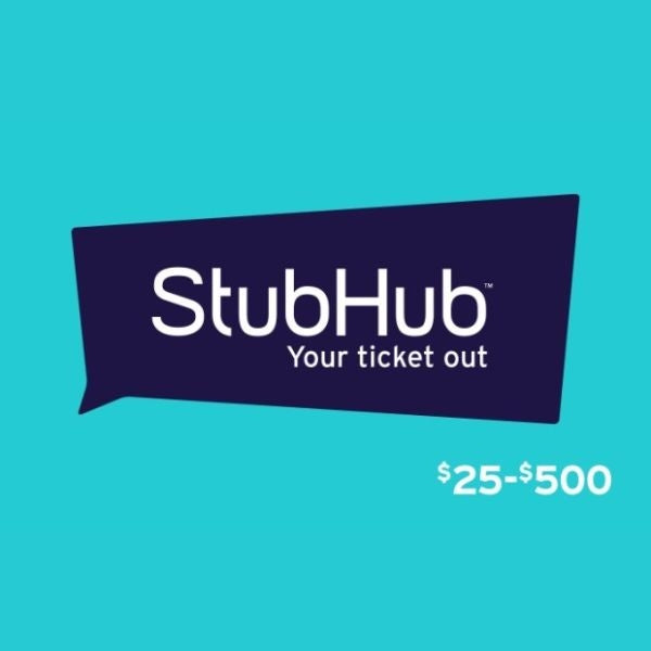 Treat the Concert Mom to the gift of music with a Stubhub Gift Card.