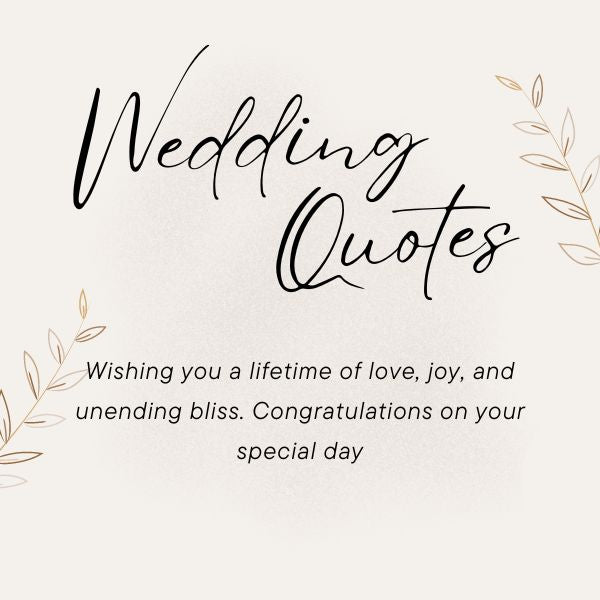 Elegantly express best wishes with our formal wedding greetings